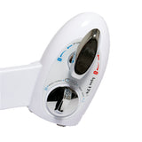 Hot & Cold Bidet Seat Attachment with self Cleaning Dual Nozzle